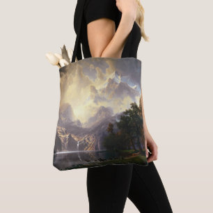 Tote Bag Parmi la Sierra Nevada, Californie, Bierstadt Art