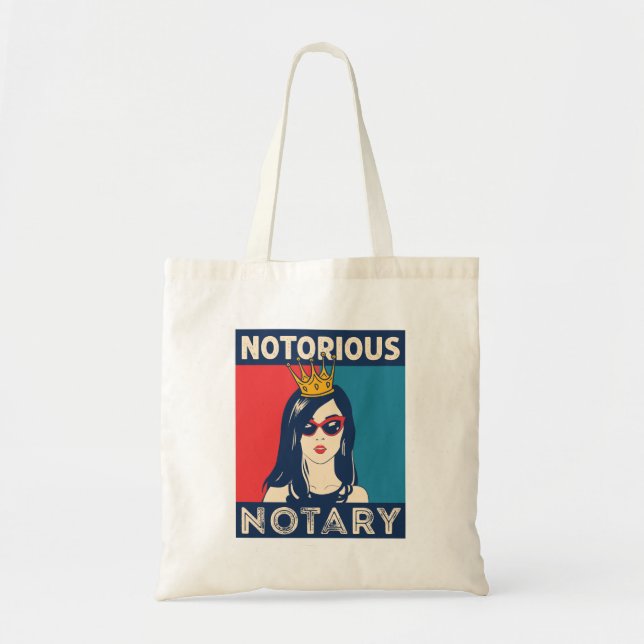 Tote Bag Parodie amusante notoire du public notaire (Devant)