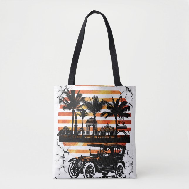Tote Bag paroi vintage (Devant)