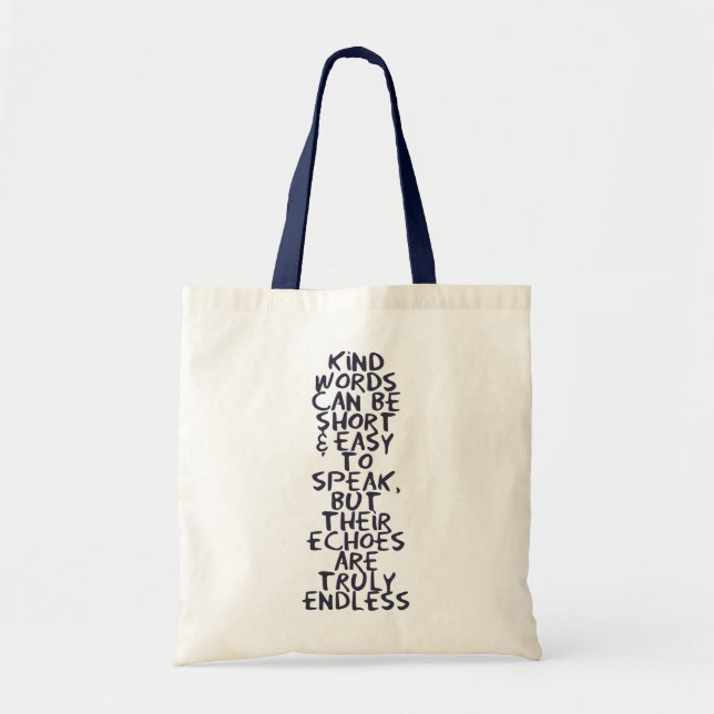 Tote Bag Paroles aimables (Devant)