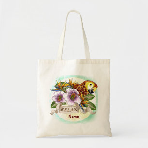 Tote Bag Parrot Relax