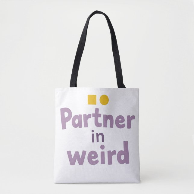 Tote Bag Partenaire de bizarrerie (Devant)