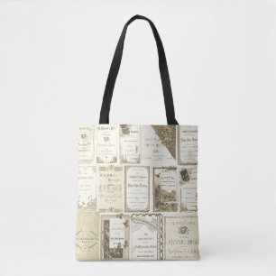 Tote Bag Parti des invitations du club Sepia d'Elgin Illino