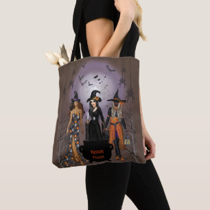 Tote Bag Parti des sorcières éffrayantes d'Halloween