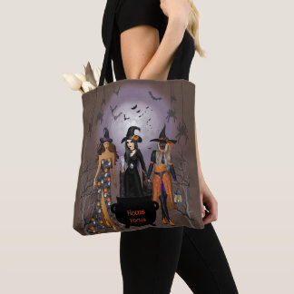 Tote Bag Parti des sorcières éffrayantes d'Halloween
