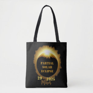 Tote Bag Partiel Solaire Eclipse Event 2025 Viewing Party
