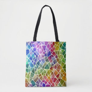 Tote Bag Parties scintillant Abstrait Octagon géométrique
