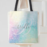 Tote Bag Parties scintillant Coloré Glamour Joli Motif<br><div class="desc">Aesthétiquement jolie chic parties scintillant arrière - plan dans de belles couleurs pastel,  que vous pouvez personnaliser avec votre monogramme et/ou nom personnalisé.</div>