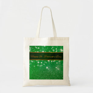 Tote Bag Parties scintillant de la Saint Patrick Shamrock