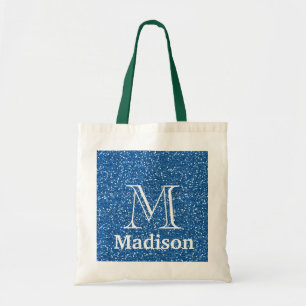 Tote Bag Parties scintillant d'or fausse personnalisation m