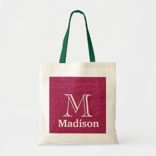 Tote Bag Parties scintillant d'or fausse personnalisation m