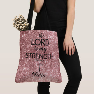 Tote Bag Parties scintillant D'Or rose Fourre-tout L'Eterne