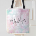 Tote Bag Parties scintillant glamour rose Joli Motif<br><div class="desc">Personnalisez facilement ce joli motif de parties scintillant de livre rose avec votre nom et/ou monogramme personnalisés.</div>