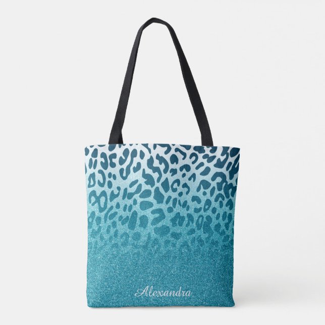 Tote Bag Parties scintillant Leopard (Dos)