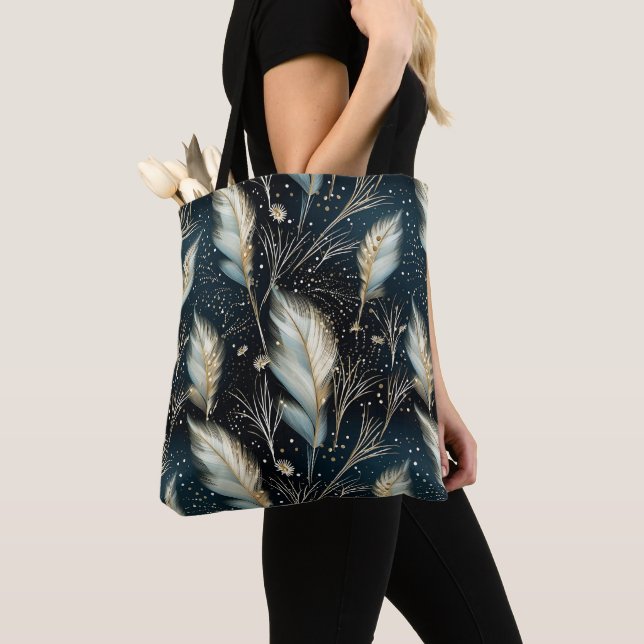 Tote Bag Parties scintillant Pampas Grass (De près)