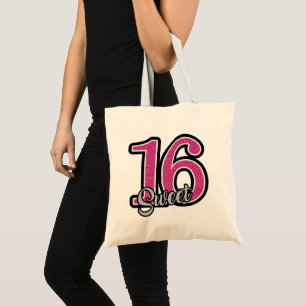 Tote Bag Parties scintillant Rose Et Gris