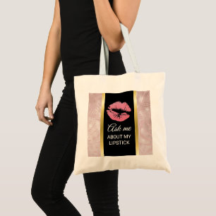 Tote Bag Parties scintillant Rose Lèvres Me Demandez Mon Lè