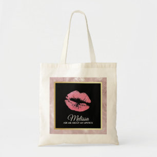Tote Bag Parties scintillant Rose Lèvres Me Demandez Mon Lè