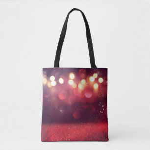 Tote Bag Parties scintillant rouge vintage feux arrière - p