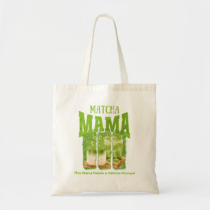 Tote Bag PARTIES SCINTILLANT verte MATCHA MAMA Brise de pin