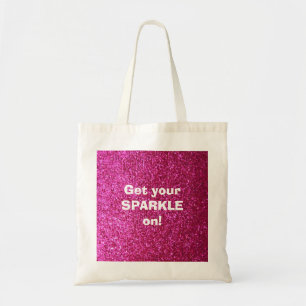 Tote Bag Parties scintillantes de roses indien de Faux