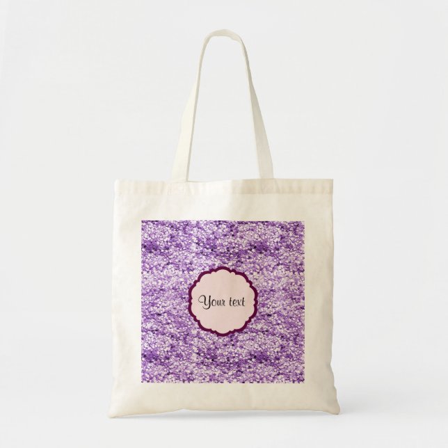 Tote Bag Parties scintillantes scintillantes pourpres (Devant)