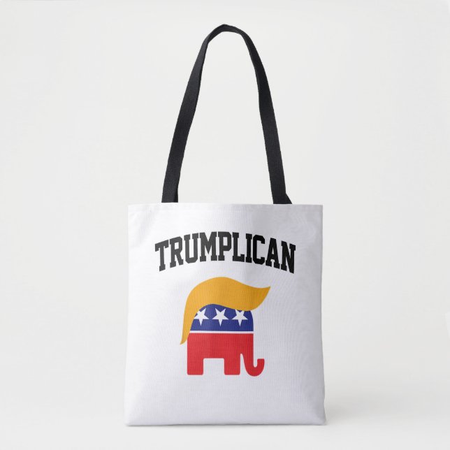 Tote Bag Partisans Trumplicains de Trump (Devant)