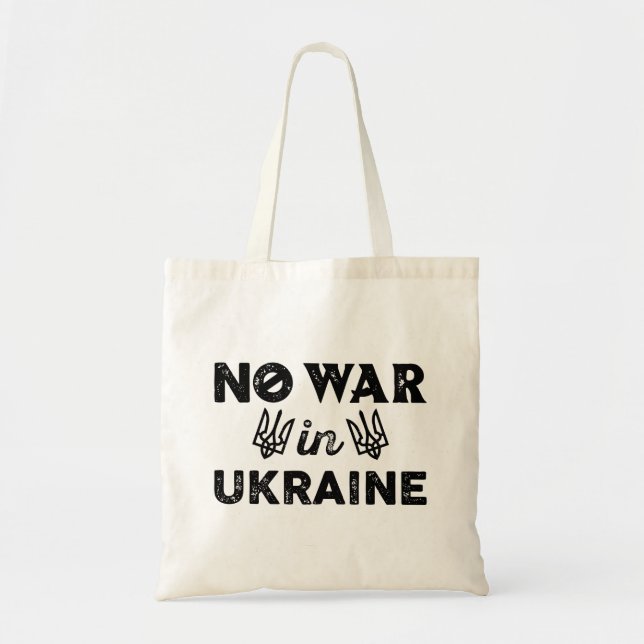 Tote Bag Pas De Guerre En Ukraine (Devant)