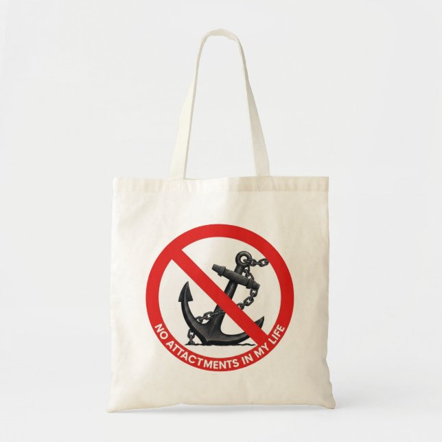 Tote Bag Pas de liens dans ma vie (Devant)