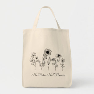 Tote Bag Pas de pluie Pas de Fleurs Ligne Boho