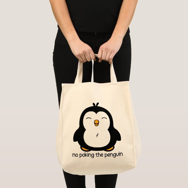 Tote Bag Pas De Poing Sur Le Pingouin (Devant (produit))
