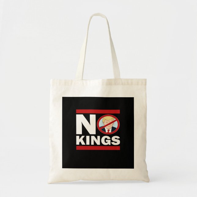 Tote Bag Pas de rois Anti Classique Minimal Propre (Devant)