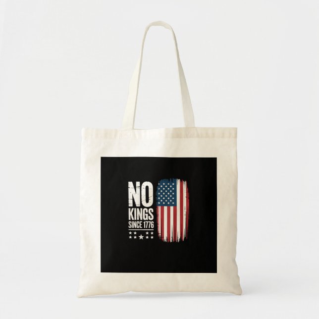 Tote Bag Pas de rois en Amérique depuis 1776 Esprit de libe (Devant)