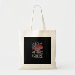 Tote Bag Pas de rois en Amérique Drapeau américain Graphiqu