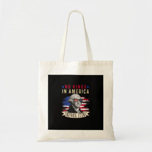 Tote Bag Pas de rois en Amérique Drapeau USA Rétro Style Co