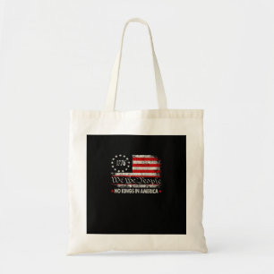 Tote Bag Pas de rois en Amérique Nous le peuple Rétro cool