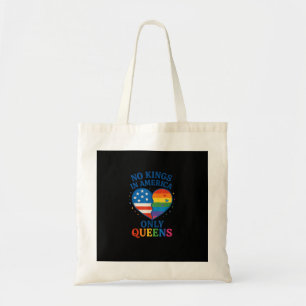 Tote Bag Pas de rois en Amérique seulement des reines drôle