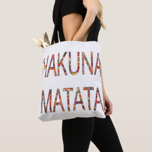 Tote Bag Pas de soucis, juste l'héritage Hakuna africain