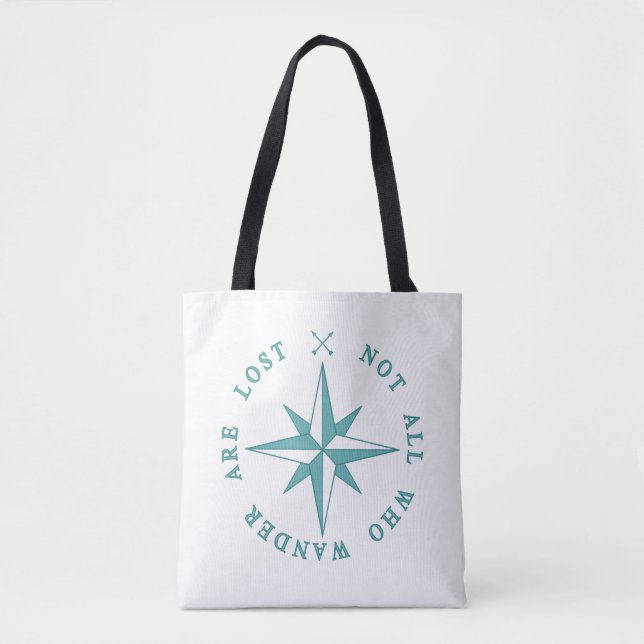 Tote Bag Pas tous ce que Wander sont perdu (Devant)