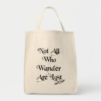 Tote Bag Pas tout ce qui errent est fourre-tout organique