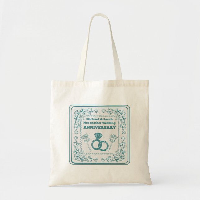 Tote Bag Pas un autre anniversaire de mariage (Devant)