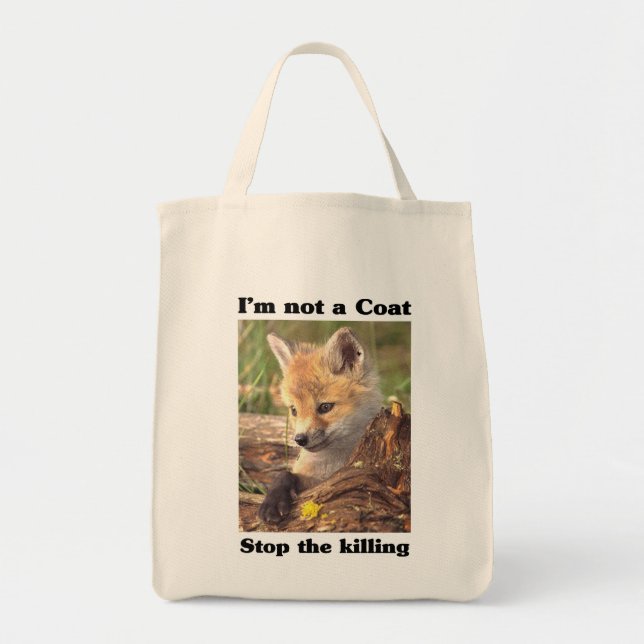 Tote Bag Pas Un Renard De Manteau (Devant)