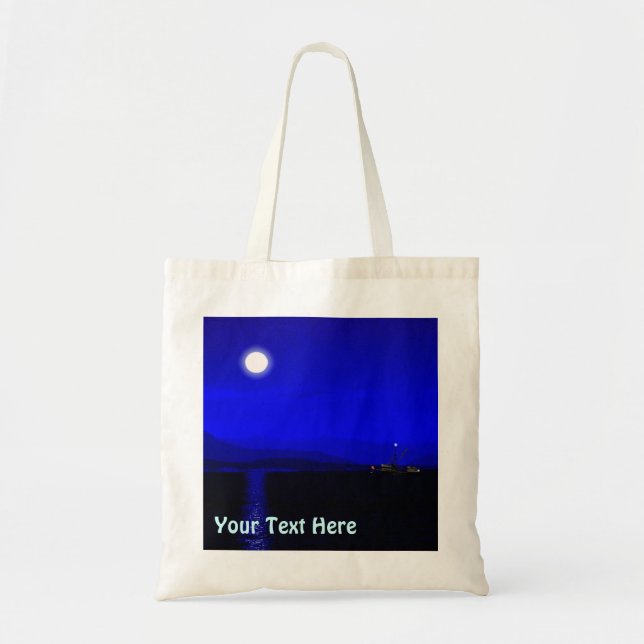 Tote Bag Passage au clair de lune (Devant)