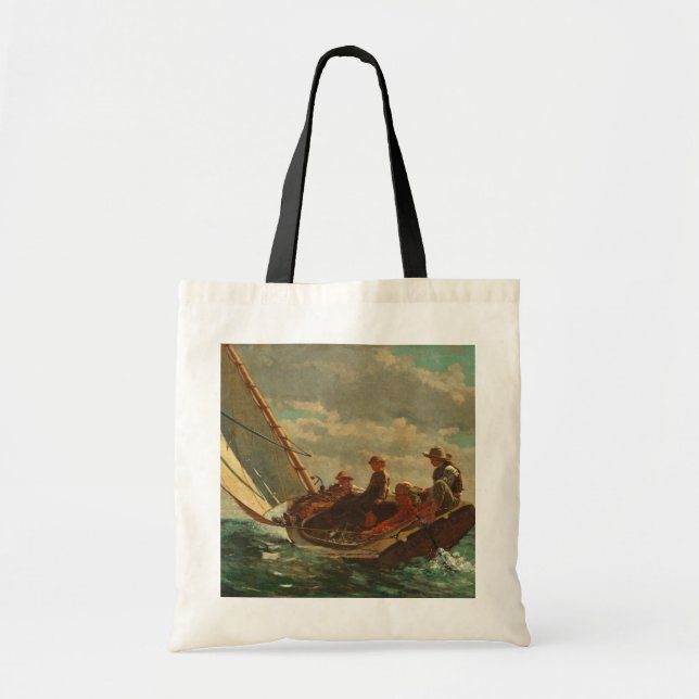 Tote Bag Passer en coup de vent vers le haut (un vent (Devant)