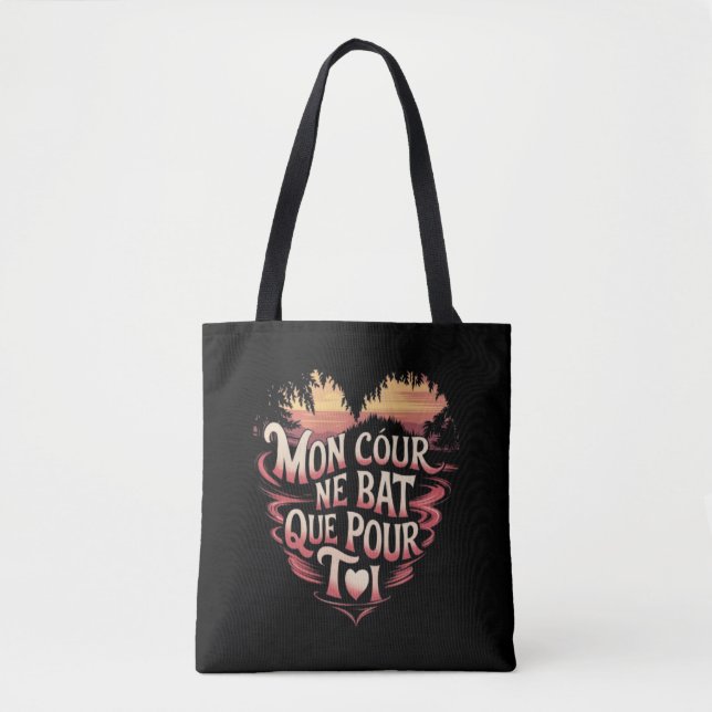 Tote Bag Passion des Coeurs (Devant)