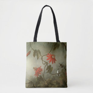 Tote Bag Passion Flowers et Colibris par Martin J Heade