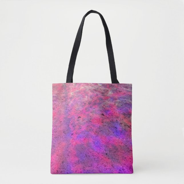 Tote Bag Passion pour les Motifs roses (Devant)