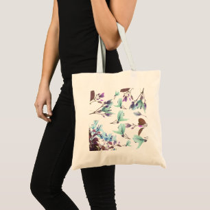 Tote Bag Pastel Colors Bougainvilliers Fleurs