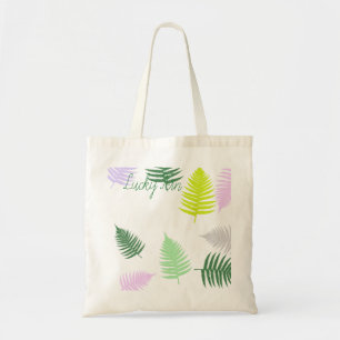 Tote Bag Pastel Colors Lucky Fern