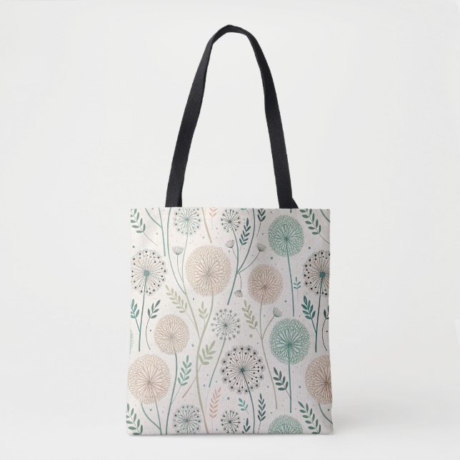 Tote Bag Pastel Dandelion Dreams - Flore lunaire (2) (Devant)